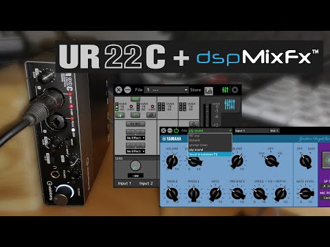 Steinberg UR22C driver and dspMixFx UR-C tools installation & testing