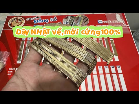 🔥Lô Dây Nhật đẹp cực 🔥 - Dây đồng hồ Omega, Longines, Rado, nhật, Thuỵ hạt gạo Phiên #41- 15/5/2024