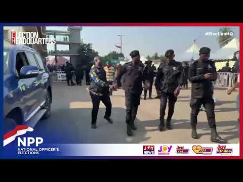 NPP Delegates Conference: Massive police deployment, hundreds of police officers on the grounds