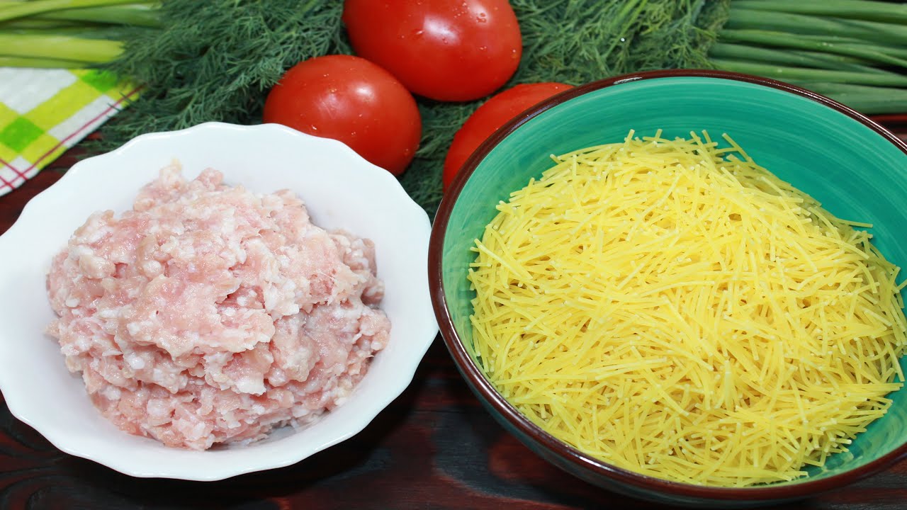 Вам понадобится 200г ФАРША и на столе вкусный УЖИН. Легко и быстро готовлю на обед или ужин.