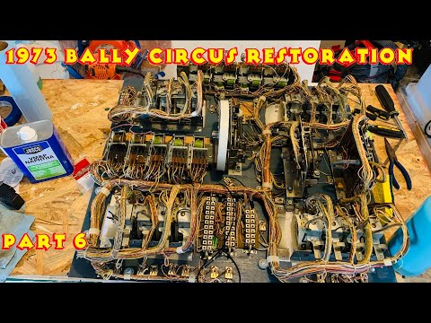 Backbox Score Reel & Mech Repairs - 1973 Bally Circus EM Pinball Machine Restoration - Part 6