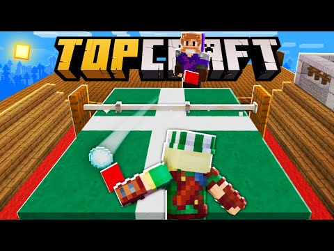 FIZ UMA MESA DE PING PONG no PARK no MINECRAFT 1.17! - TOPCRAFT - EP.23