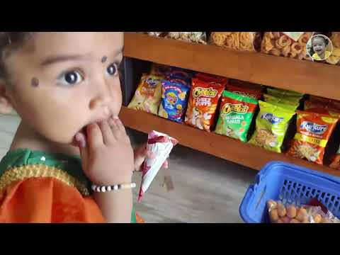 😍ருத்திகா பாப்பா அம்மாவுக்கு ஸ்னாக்ஸ் வாங்க பேக்கரிக்கு வந்துருக்கிறாள் 😍