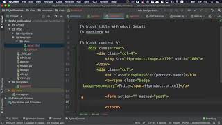 [오지랖 파이썬 웹 프로그래밍] 6장 Onlineshop 08 - detail.html 만들기 제품 상세 페이지 - product detail page template