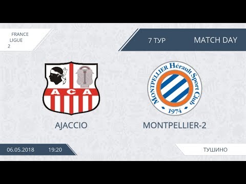 AFL18. France. Ligue 2. Group B. Day 7. Ajaccio - Montpellier-2