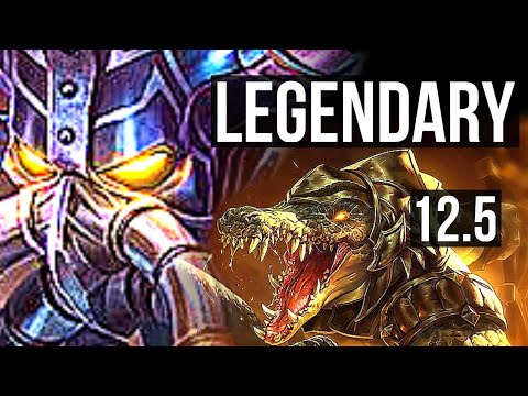 KASSADIN vs RENEKTON (MID) | 13/1/2, Legendary, Rank 8 Kassadin | EUW Grandmaster | 12.5