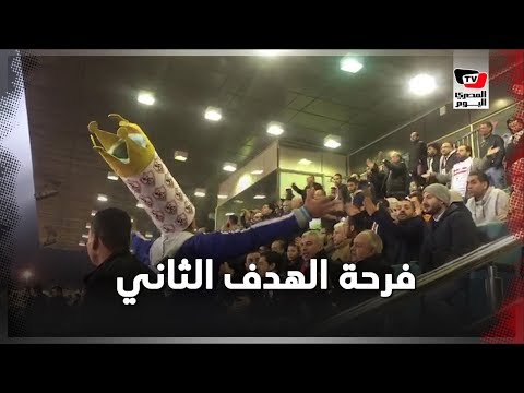 فرحة جنونية للاعبي وجماهير الزمالك عقب إحراز الهدف الثاني بمرمى «زيسكو»