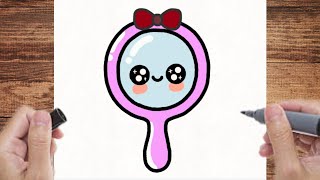 How To Draw A Cute Mirror/Easy Drawing for kids