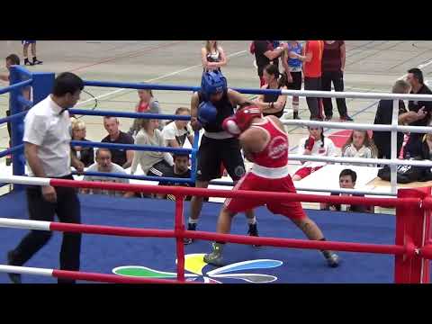 Boxen: Joelle Seydou - Emilie Beaugeard (Int. Frauenboxturnier #36)