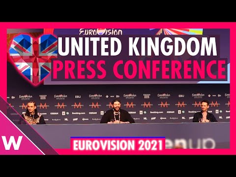 United Kingdom's Second Press Conference: James Newman 'Embers' @ Eurovision 2021