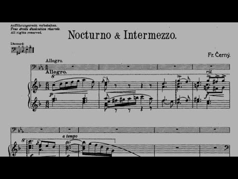 František Černý - Nocturno and Intermezzo for Double Bass and Piano