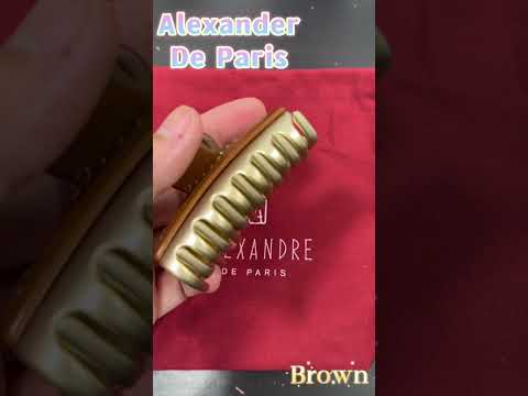 Alexandre de Paris - PINCE VENDÔME PÉPITE 7,5cm (MARROM)
