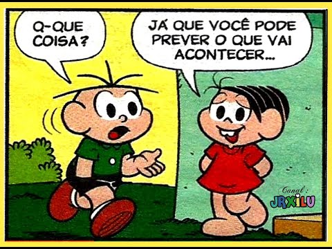 Mônica em O Cebolinha vê seu Futuro - Quadrinhos Turma da Mônica