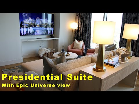 Quick tour of a Presidential Suite at Helios Grand Hotel. At Epic Universe.