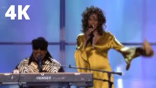 Whitney Houston &amp; Stevie Wonder - I WAS MADE TO LOVE HIM [4K] VH1 Divas Duets 2003&#39;