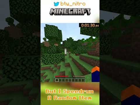 Insane Minecraft Speedrun: Beating the Game with a Peony Flower!
