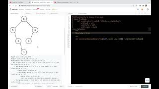 YouTube video 'leetcode 654. Maximum Binary Tree - recursion'