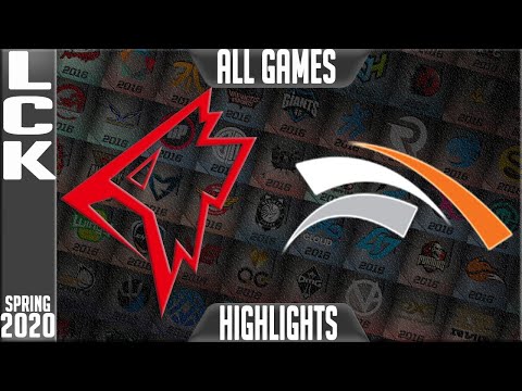 GRF vs HLE Highlights ALL GAMES | LCK Spring 2020 W9D2 | Griffin vs Hanwha Life Esports