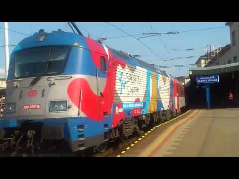 ČD 380.002 - EC 274 Jaroslav Hašek - Bratislava hlavná stanica