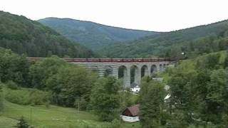preview picture of video '753.763 + 753.762 + 742.204 + 742.171 + 24 Wap + 743.007 na viaduktu v Novině'
