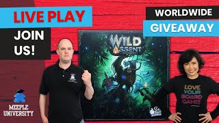 Wild Assent Board Game (The Hunt Mode) -  LIVE Playthrough & Worldwide Giveaway