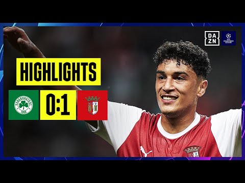 Lucky-Punch kurz vor Schluss! PAO verpasst Ausgleich: Panathinaikos - Braga| Playoffs | UCL | DAZN