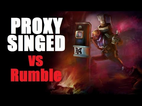 Proxy Singed S5 Gameplay Commentary - Experimenting Builds vs Rumble
