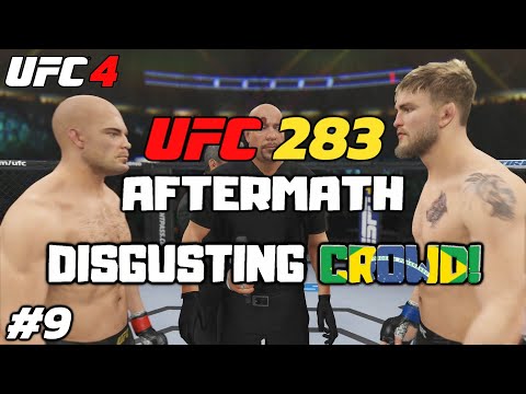 UFC 283 aftermath! Brazil crowd was awful! UFC 4 Bas Rutten Light Heavyweight Career Mode #9