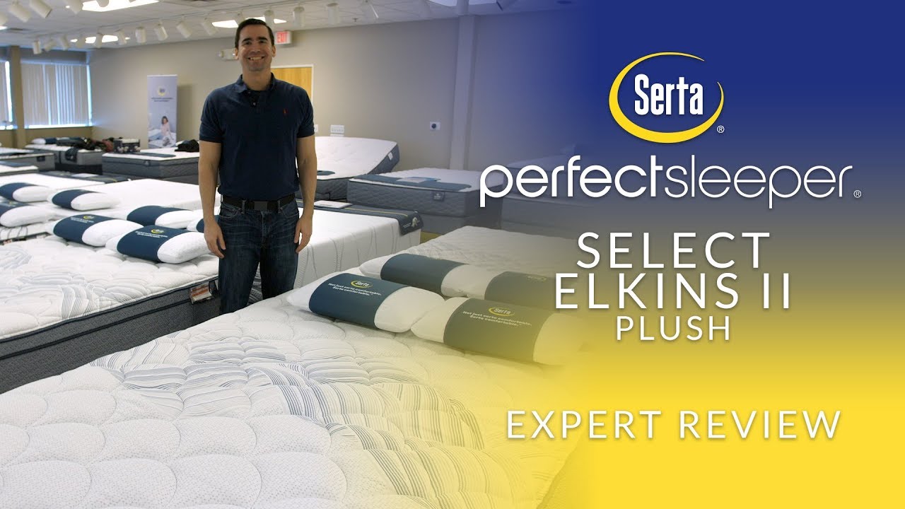 Full Serta Perfect Sleeper Elkins II Plush 9 Inch Mattress