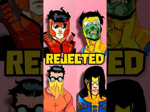 Every REJECTED Invincible Variant Design | Invincible Season 3 #invincible #comics #shorts
