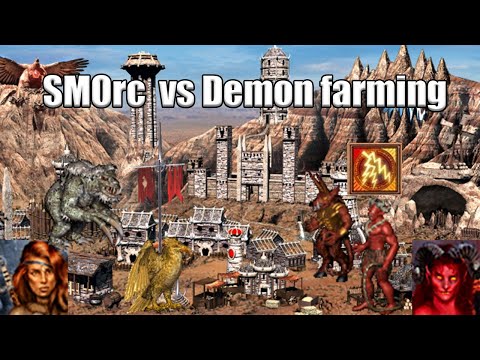 Heroes 3 HoTA - Incredible final fight on Jebus Outcast vs demon farmer