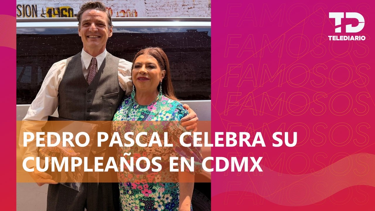 ¡Le dio un ajolote! Clara Brugada sorprende a Pedro Pascal en su cumpleaños durante rodaje en CdMx |