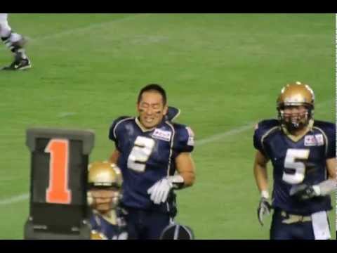 2012 PearlBowl決勝at東京ドーム オービックシーガルズ#2古庄ファンブルリカバーインターセプト