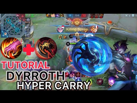 Hyper Carry Dyrroth - Gameplay Hero Dyrroth