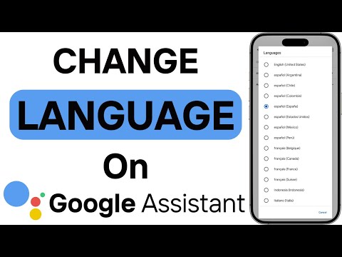 How To Change Language On Google Assistant!