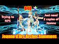 FGO NA Trying To NP5 Archer Jeanne And Assassin Ushi Summer 3 Re Run Rolls