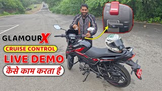 How To Work Cruise Control System New Hero Glamour X 125 Live Demo