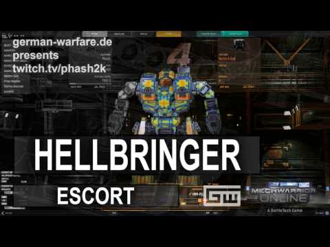 Hellbringer - Escort - Let's Play Mechwarrior Online [Gameplay deutsch]