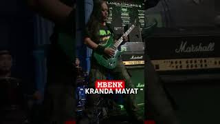 Download lagu Mbenk “ KRANDA MAYAT “ on stage !!! #band #shorts #deathmetal mp3
