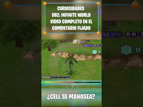 CELL GROPS HIMSELF IN A VIDEO GAME!😱|  CURIOSITIES DBZ INFINITE WORLD