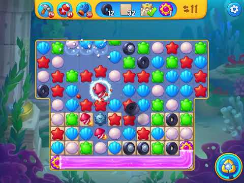 Fishdom level 7498 no boosters フィッシュダム ノーマル [Friend's]