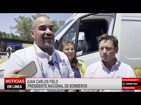 Gore Maule entregó carros bombas a cinco comunas y dos ambulancias para Molina