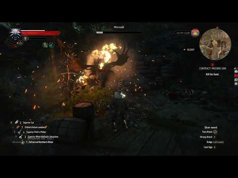 witcher 3 - igni + blade oil poison are broken
