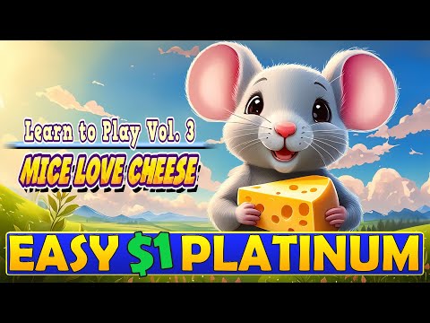 New Easy $1 Platinum Game - Learn to Play Vol. 3 - Mice Love Cheese Quick Trophy Guide