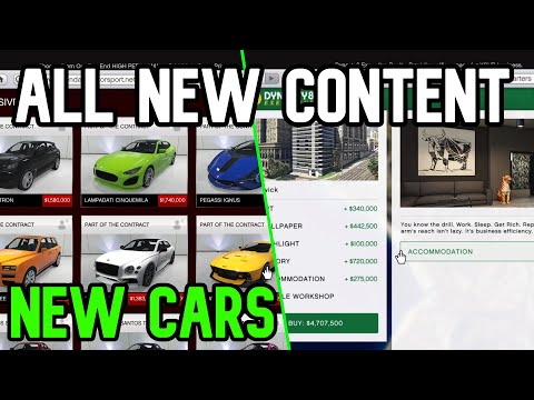 Gta 5 The Contract New Cars, The Agency & More - Gta Online Update All New Things