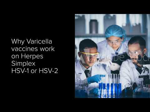 Chickenpox / Varicella vaccine and positive impact on herpes HSV-1 and HSV-2