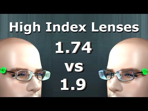 1.74 vs 1.9 With -17 High Myopia Rx