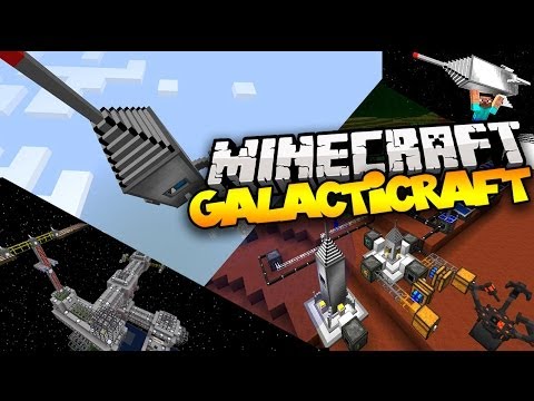 Minecraft GALACTICRAFT! (Build a Rocket & Travel to...