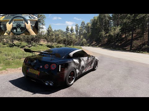 1100BHP Nissan GT-R R35 - Forza Horizon 5 | Logitech g29 gameplay