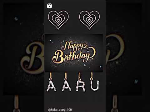 हैप्पी बर्थडे आरु // Happy birthday aaru // #shorts #viral #ytshorts